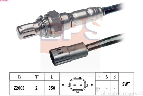 EPS 1.997.091 - Sonde lambda cwaw.fr