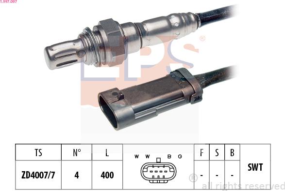 EPS 1.997.097 - Sonde lambda cwaw.fr