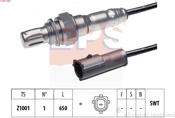 EPS 1.997.046 - Sonde lambda cwaw.fr