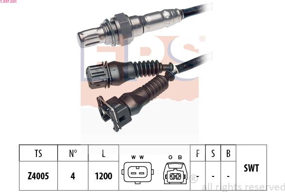 EPS 1.997.041 - Sonde lambda cwaw.fr