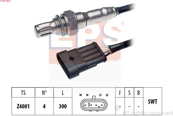 EPS 1.997.054 - Sonde lambda cwaw.fr