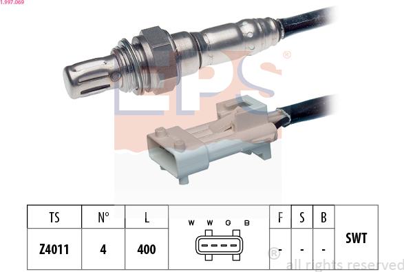 EPS 1.997.069 - Sonde lambda cwaw.fr