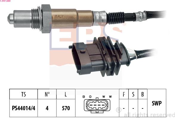 EPS 1.997.089 - Sonde lambda cwaw.fr