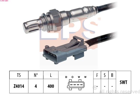 EPS 1.997.081 - Sonde lambda cwaw.fr