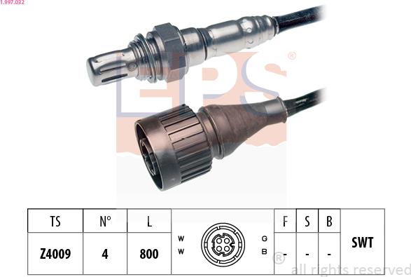 EPS 1.997.032 - Sonde lambda cwaw.fr