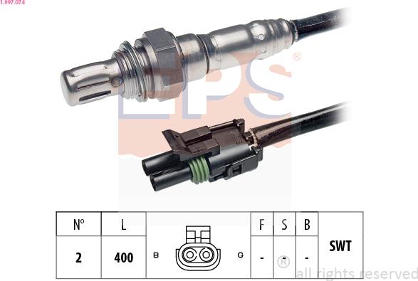 EPS 1.997.074 - Sonde lambda cwaw.fr