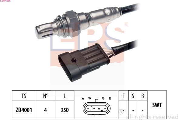 EPS 1.997.075 - Sonde lambda cwaw.fr