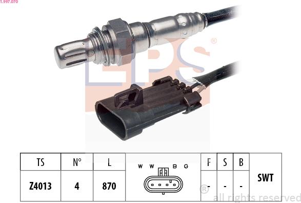 EPS 1.997.070 - Sonde lambda cwaw.fr