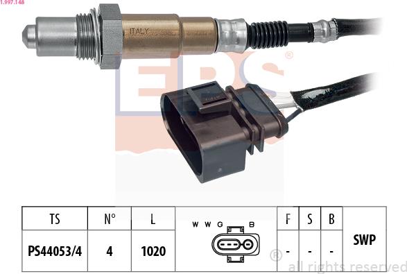 EPS 1.997.148 - Sonde lambda cwaw.fr