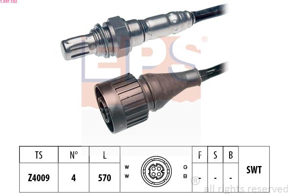 EPS 1.997.102 - Sonde lambda cwaw.fr