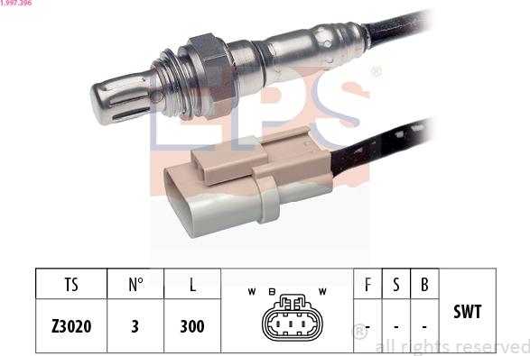 EPS 1.997.396 - Sonde lambda cwaw.fr