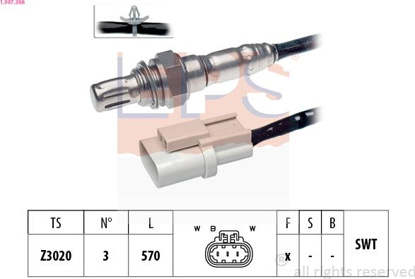 EPS 1.997.398 - Sonde lambda cwaw.fr