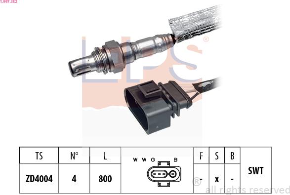 EPS 1.997.352 - Sonde lambda cwaw.fr