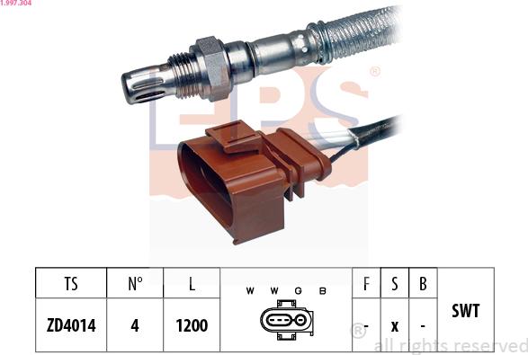 EPS 1.997.304 - Sonde lambda cwaw.fr