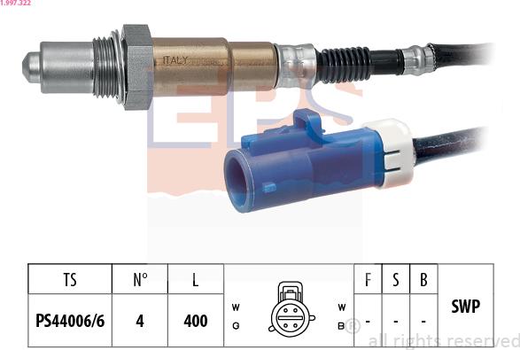 EPS 1.997.322 - Sonde lambda cwaw.fr