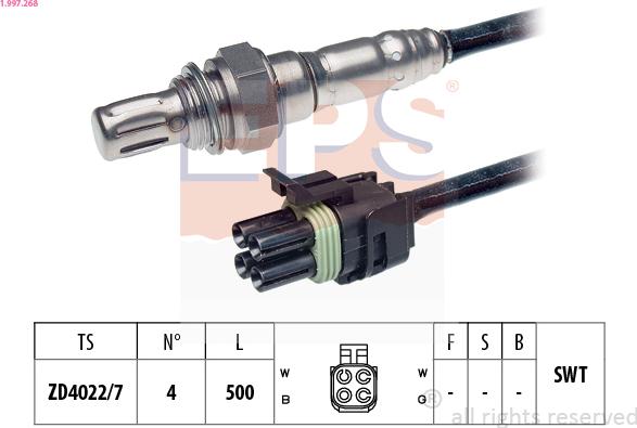 EPS 1.997.268 - Sonde lambda cwaw.fr