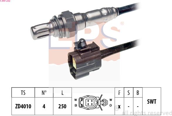 EPS 1.997.232 - Sonde lambda cwaw.fr