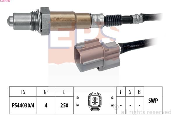 EPS 1.997.727 - Sonde lambda cwaw.fr