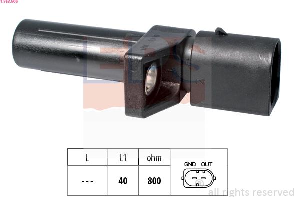 EPS 1.953.608 - Capteur d'angle, vilebrequin cwaw.fr