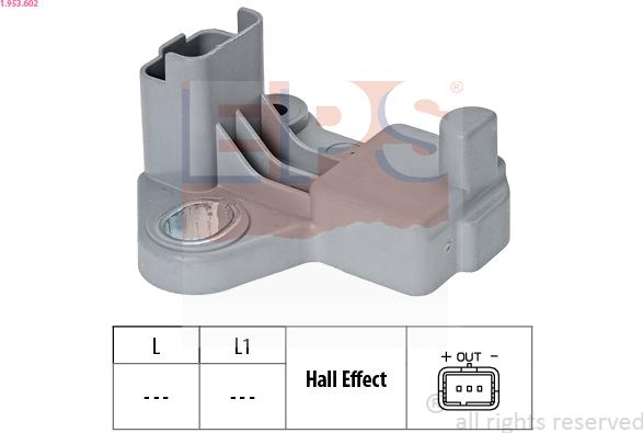 EPS 1.953.602 - Capteur d'angle, vilebrequin cwaw.fr