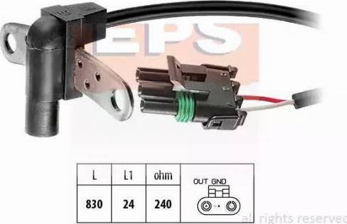 EPS 1.953.026 - Capteur d'angle, vilebrequin cwaw.fr