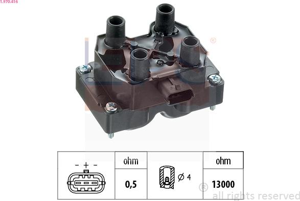 EPS 1.970.416 - Bobine d'allumage cwaw.fr