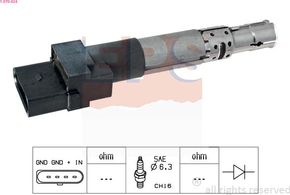 EPS 1.970.434 - Bobine d'allumage cwaw.fr