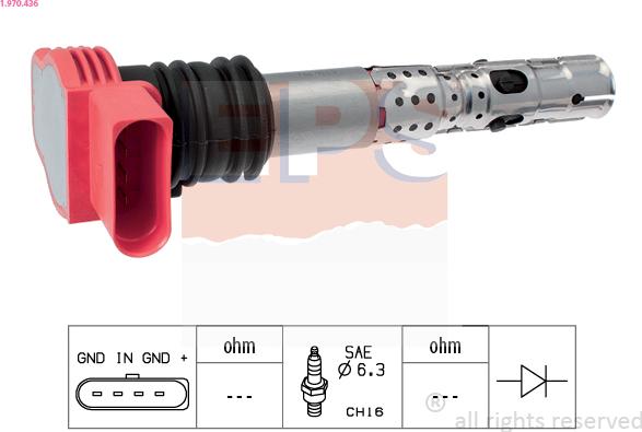 EPS 1.970.436 - Bobine d'allumage cwaw.fr