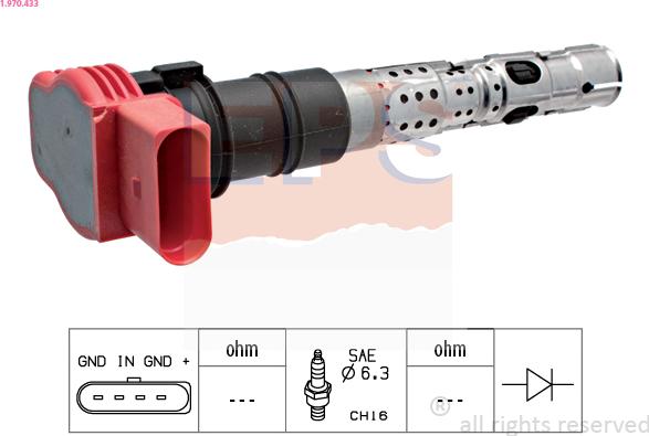 EPS 1.970.433 - Bobine d'allumage cwaw.fr