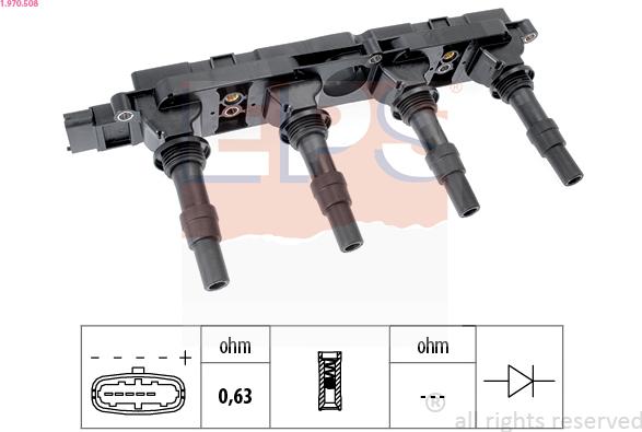 EPS 1.970.508 - Bobine d'allumage cwaw.fr