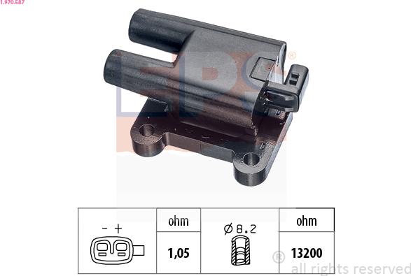 EPS 1.970.587 - Bobine d'allumage cwaw.fr