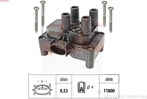 EPS 1.970.532 - Bobine d'allumage cwaw.fr