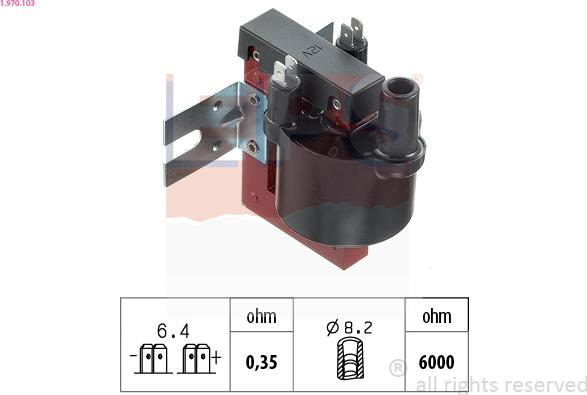 EPS 1.970.103 - Bobine d'allumage cwaw.fr