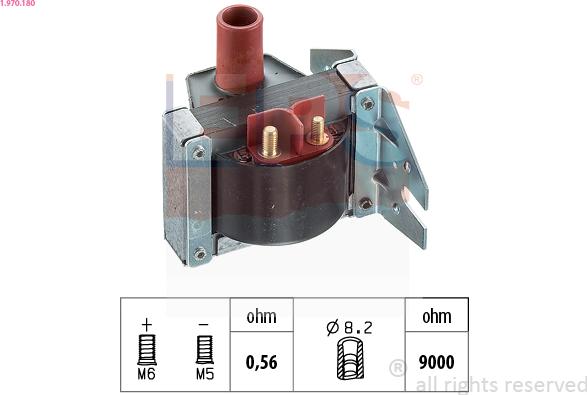 EPS 1.970.180 - Bobine d'allumage cwaw.fr