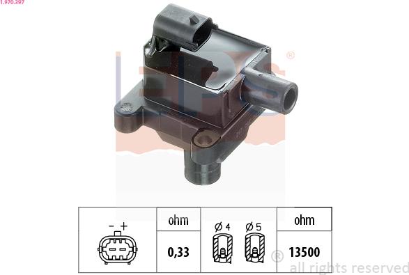 EPS 1.970.397 - Bobine d'allumage cwaw.fr