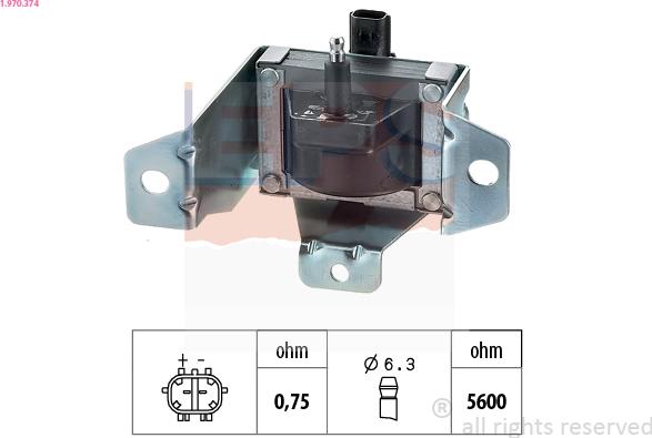 EPS 1.970.374 - Bobine d'allumage cwaw.fr