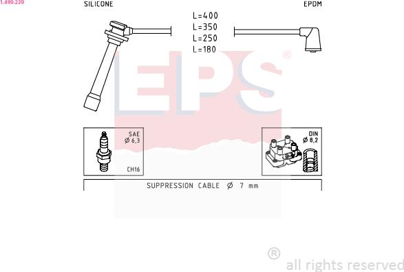 EPS 1.499.239 - Kit de câbles d'allumage cwaw.fr