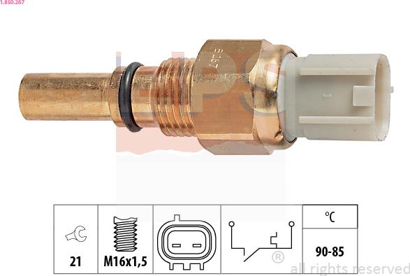 EPS 1.850.267 - Interrupteur de température, ventilateur de radiateur cwaw.fr