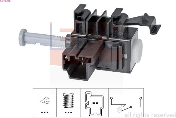 EPS 1.810.236 - Commande, embrayage (régulateur de vitesse) cwaw.fr