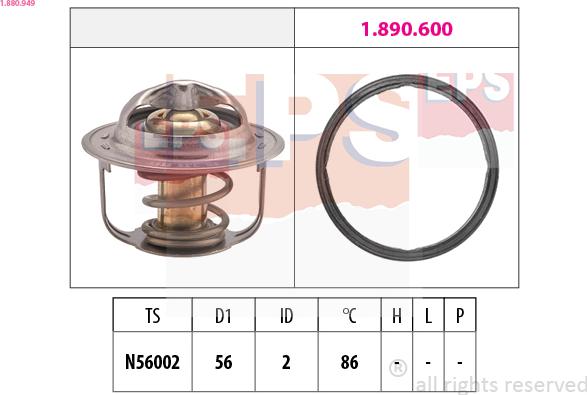 EPS 1.880.949 - Thermostat d'eau cwaw.fr