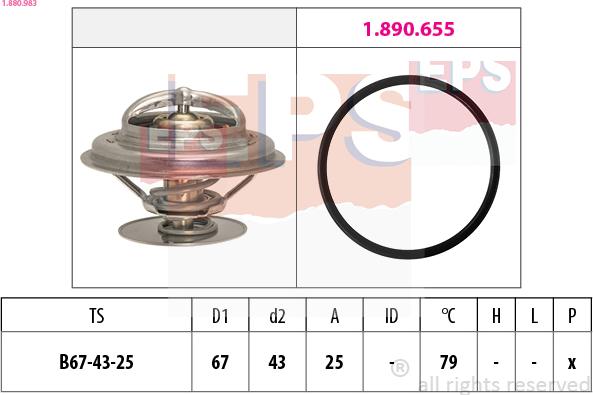 EPS 1.880.983 - Thermostat d'eau cwaw.fr