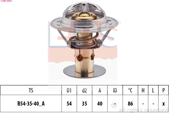 EPS 1.880.498S - Thermostat d'eau cwaw.fr