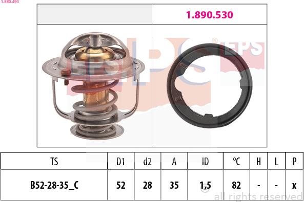 EPS 1.880.493 - Thermostat d'eau cwaw.fr