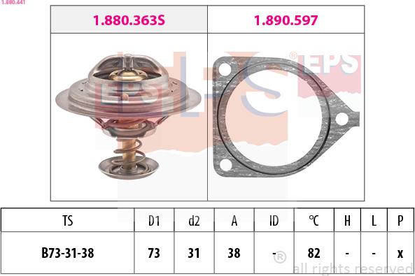 EPS 1.880.441 - Thermostat d'eau cwaw.fr