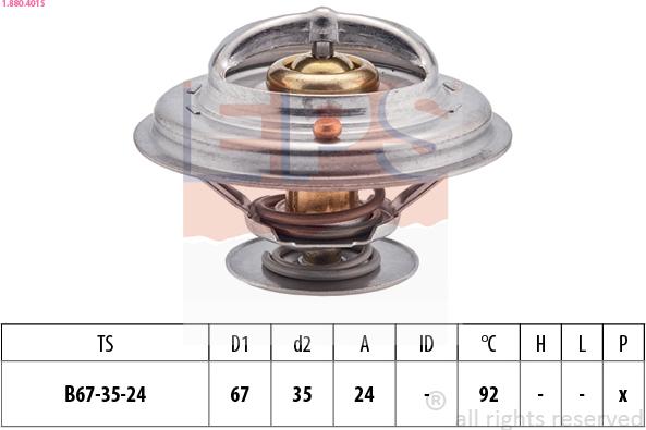 EPS 1.880.401S - Thermostat d'eau cwaw.fr