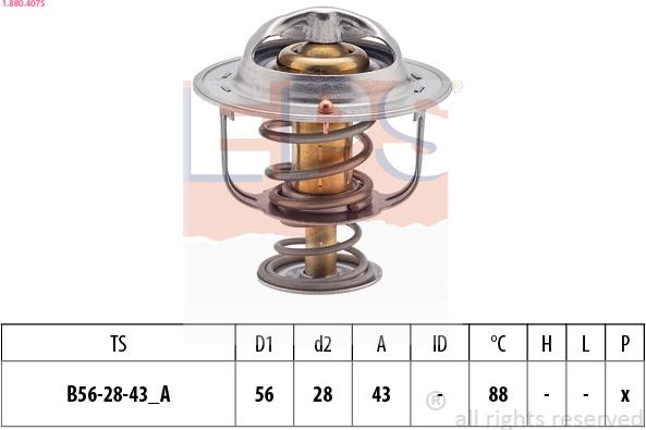 EPS 1.880.407S - Thermostat d'eau cwaw.fr