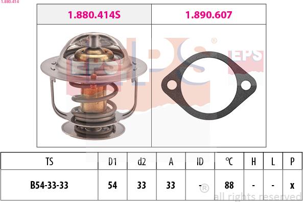 EPS 1.880.414 - Thermostat d'eau cwaw.fr