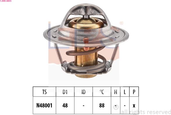 EPS 1.880.480S - Thermostat d'eau cwaw.fr