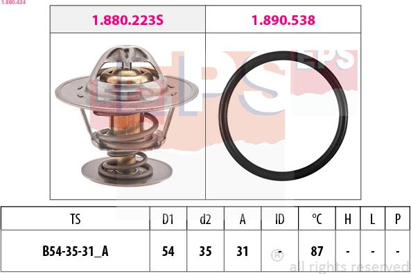 EPS 1.880.434 - Thermostat d'eau cwaw.fr