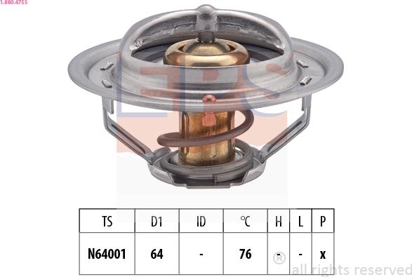 EPS 1.880.475S - Thermostat d'eau cwaw.fr